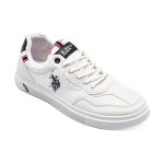 Adidași Albi U.S. Polo Assn. - Confort și Stil pentru Fiecare Zi