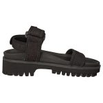 Desigual Ankle-Strap Flat Sandal – sandale damă negre, curea fină și design elegant - imagine 4