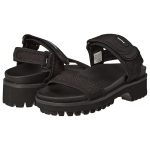 Desigual Ankle-Strap Flat Sandal – sandale damă negre, curea fină și design elegant - imagine 7