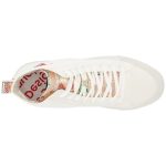 Desigual Beta Heart – sneaker damă alb-crem cu inimă roșie- Marime 37 - imagine 5