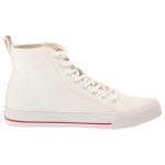 Desigual Beta Heart – sneaker damă alb-crem cu inimă roșie- Marime 37 - imagine 4