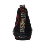 Desigual Beta Militar – Sneakers damă casual, negri, cu model camuflaj și inimă roșie- Marime 36 - imagine 4