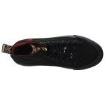 Desigual Beta Militar – Sneakers damă casual, negri, cu model camuflaj și inimă roșie- Marime 36 - imagine 5