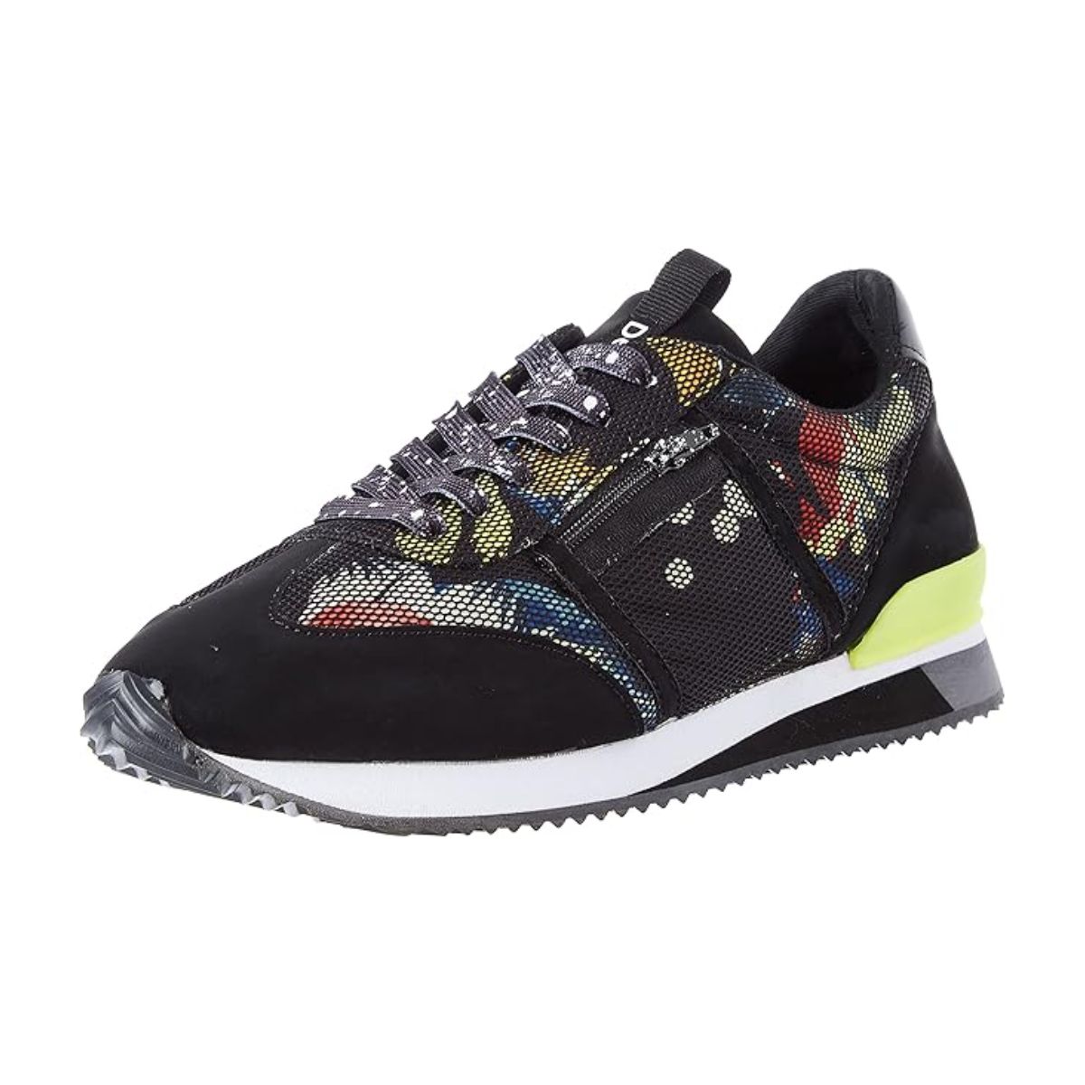 Desigual Broker Lacroix_2 Desigual Broker Lacroix – sneakers damă negri, imitație piele & textil- Marime 37 - imagine 1
