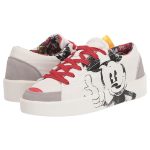 Desigual Fancy Mickey – sneaker damă alb cu Mickey Mouse și detaliu roșu- Marime 37 - imagine 7