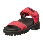 Desigual Flat Sandal Red – sandale damă plate, roșii și elegante