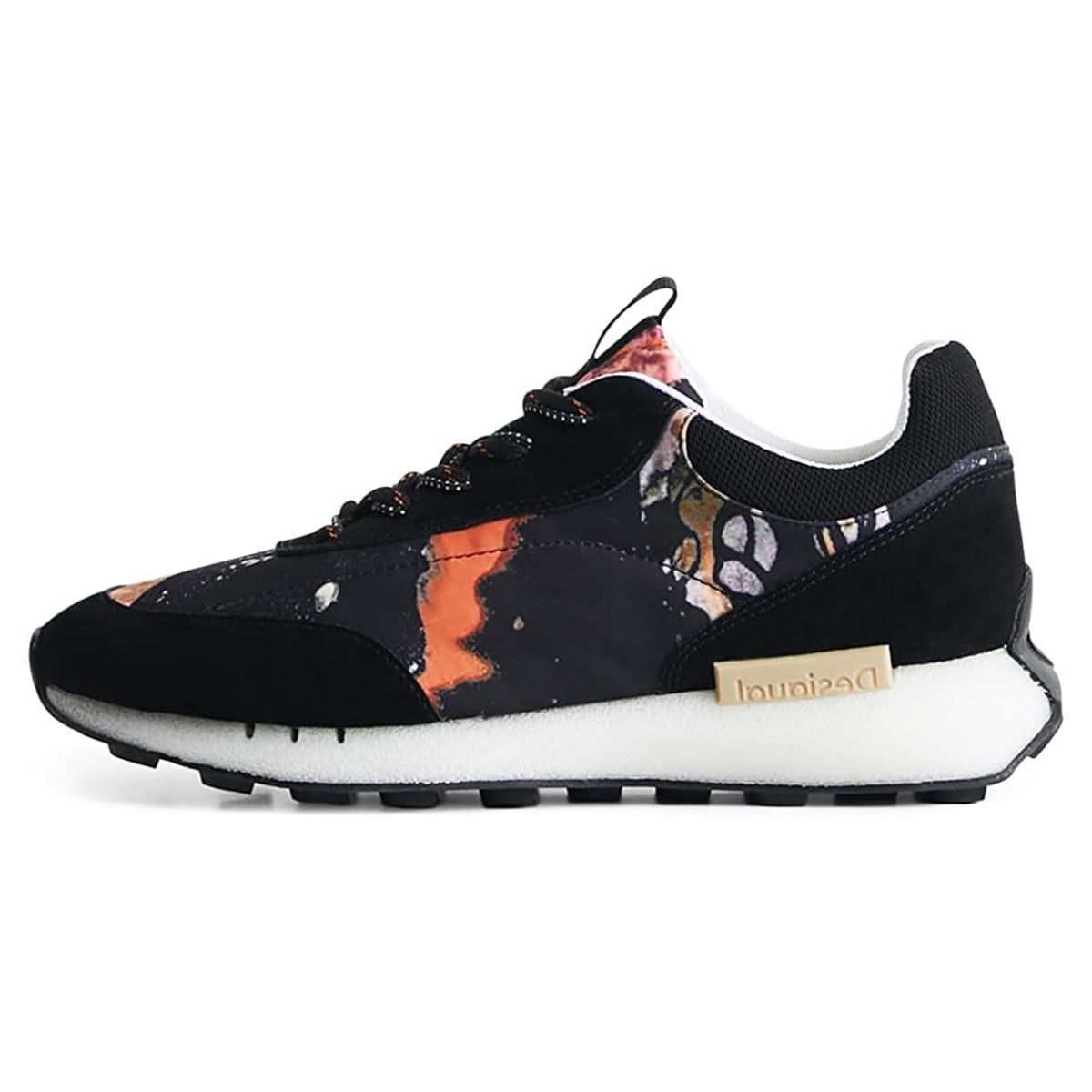 Desigual Jogger Sport _3 Desigual Jogger Sport – sneakers damă negri, efect mineral - Marime 37 - imagine 1