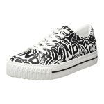 Desigual Street Marble – sneaker damă alb-negru cu efect marmorat- Marime 38