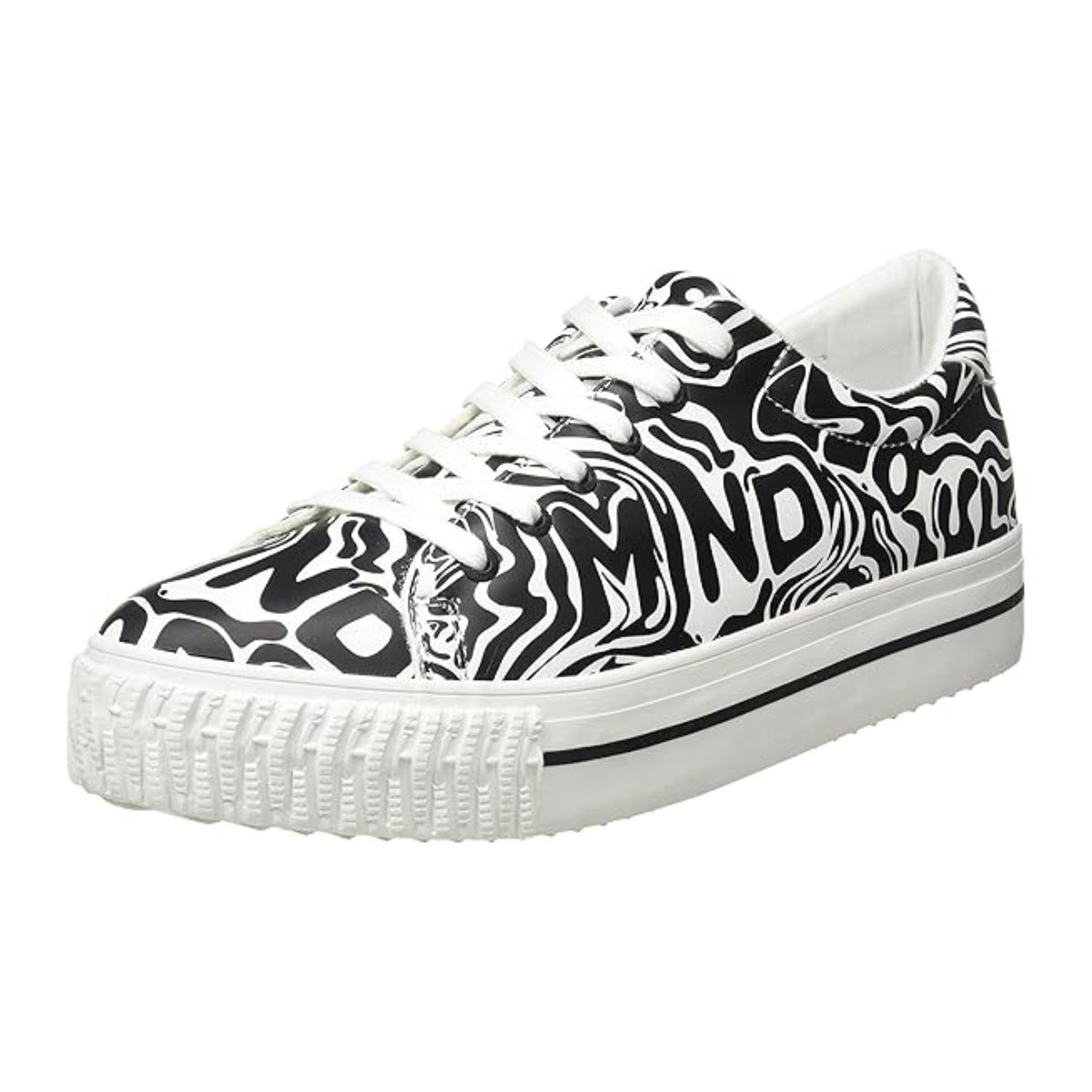 Desigual Street Marble_1 Desigual Street Marble – sneaker damă alb-negru cu efect marmorat- Marime 38 - imagine 1