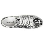 Desigual Street Marble – sneaker damă alb-negru cu efect marmorat- Marime 38 - imagine 5