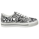 Desigual Street Marble – sneaker damă alb-negru cu efect marmorat- Marime 38 - imagine 4