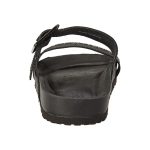Desigual Aries Half-Logo – sandale plate damă negre, bretele late cu logo- Marime 36 - imagine 3