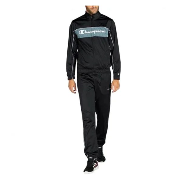 Jumpsuit Champion pentru Bărbați, Black - 100% Poliester, Confort și Eleganță- Marime S