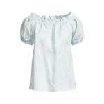Bluză Boho MARCIANO by GUESS – Broderie, Mâneci Puff, Guler Larg