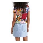 Bluza Desigual Galatea S – Multicolor, Imprimeu Divers, Slim Fit - imagine 4