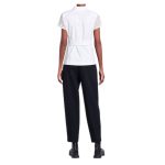 Bluză din Dantelă MARCIANO by GUESS – Culoare Solidă, Guler în V, Mâneci Scurte, Centură Inclusă - imagine 3