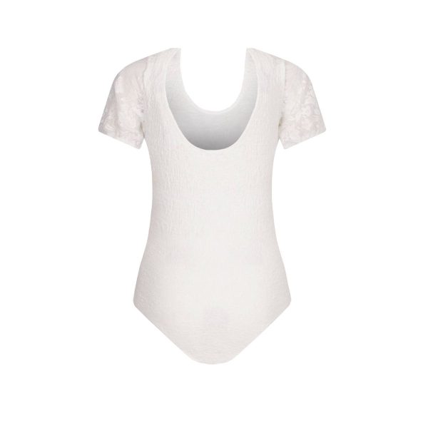 Body Slim Fit Desigual – Alb, Confortabil și Elegant