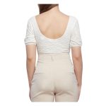 Body Slim Fit Desigual – Alb, Confortabil și Elegant - imagine 4