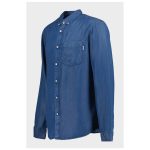 Cămașă Oxford Pepe Jeans London cu Buzunar pe Piept – Albastru, Casual și Confortabil - imagine 2