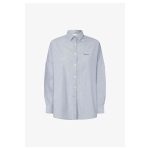 Cămașă Pepe Jeans PAULAS – Bluza cu Nasturi, Albastru Weller, Cu Dungi