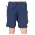 Bermude Desigual Max cu Șireturi Laterale – Albastru Închis, Croială Relaxată - imagine 2