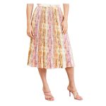 Fustă Marciano by GUESS- Satinată pentru Femei – Imprimeu All Over, Talie Medie- Marime 44 - imagine 3