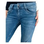 Jeans Pepe Blugi- Croi Straight Fit, Albastru - imagine 4