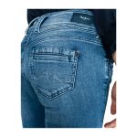 Jeans Pepe Blugi- Croi Straight Fit, Albastru - imagine 3