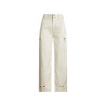 Lauren Ralph Lauren Shantung Wide-Leg Cargo Trouser - Pantaloni Cargo Largi cu Talie Înaltă și Detalii Elegante