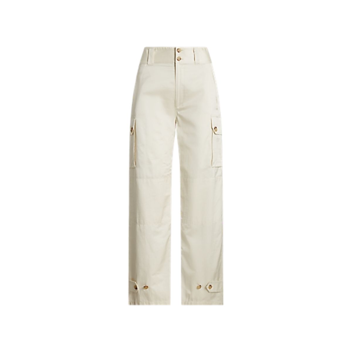 Lauren Ralph Lauren Shantung Wide Lauren Ralph Lauren Shantung Wide-Leg Cargo Trouser - Pantaloni Cargo Largi cu Talie Înaltă și Detalii Elegante - imagine 1