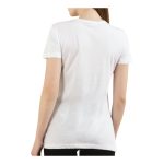 Love Moschino Women’s White Prints T-Shirt – Tricou Alb cu Imprimeu Grafic - imagine 3
