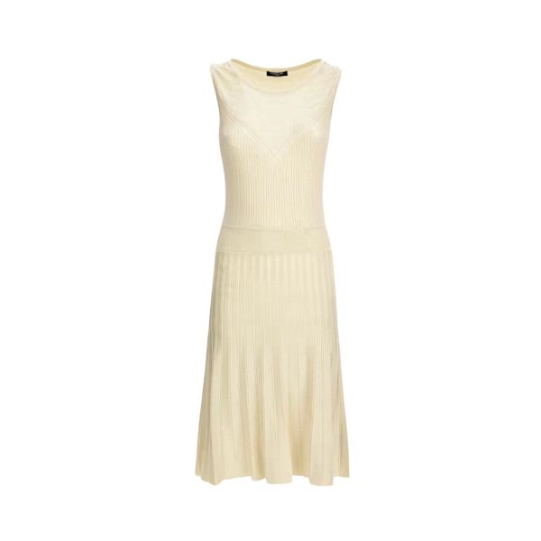 Rochie Tricotată Albă MARCIANO GUESS pentru Femei – Design Elegant, Mărime Regulat