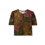 Maiou Desigual cu Imprimeu Tigru, Stil Marc Cain