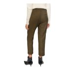 Pantaloni Carrot Misto Lână cu Trama Spigata – Eleganță și Confort - imagine 4