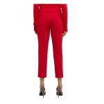 Pantaloni Kick Flare Motivi – Roșii, Talie Înaltă și Croială Elegantă - imagine 2