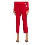 Pantaloni Kick Flare Motivi – Roșii, Talie Înaltă și Croială Elegantă - imagine 3
