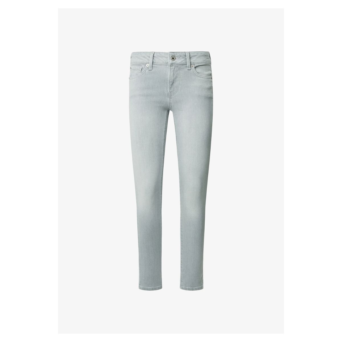 Pepe Jeans Blugi Slim Fit Bleach Grey Powerflex pentru Femei_1 Pepe Jeans Blugi Slim Fit Bleach Grey Powerflex pentru Femei - imagine 1