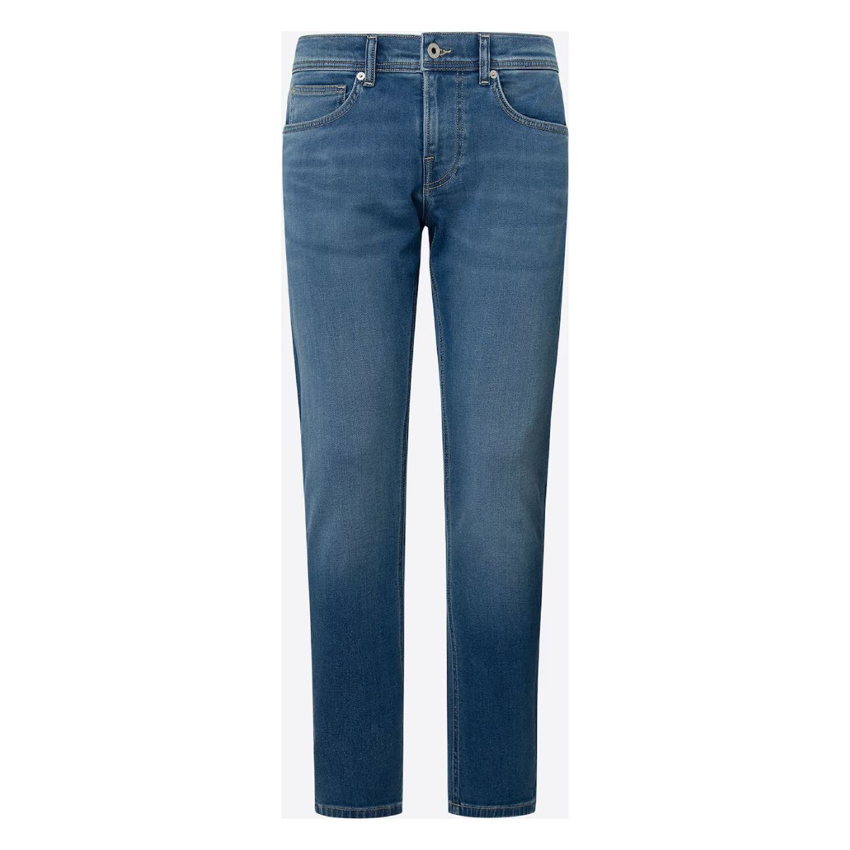Pepe Jeans Blugi Slim Fit cu Detalii Pietricele Decorative și Cusături Contrastante_7 Pepe Jeans Blugi Slim Fit - imagine 1