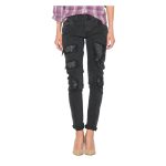 Pepe Jeans London - Pantaloni Farmernadrág Crystal Comfort Fit cu Strassuri