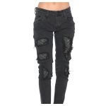 Pepe Jeans London - Pantaloni Farmernadrág Crystal Comfort Fit cu Strassuri - imagine 5