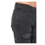 Pepe Jeans London - Pantaloni Farmernadrág Crystal Comfort Fit cu Strassuri - imagine 3