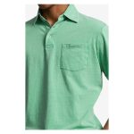 Polo Pony Tricou din Bumbac și In - Verde Deschis - imagine 4