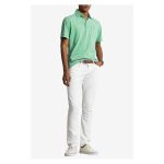 Polo Pony Tricou din Bumbac și In - Verde Deschis - imagine 2