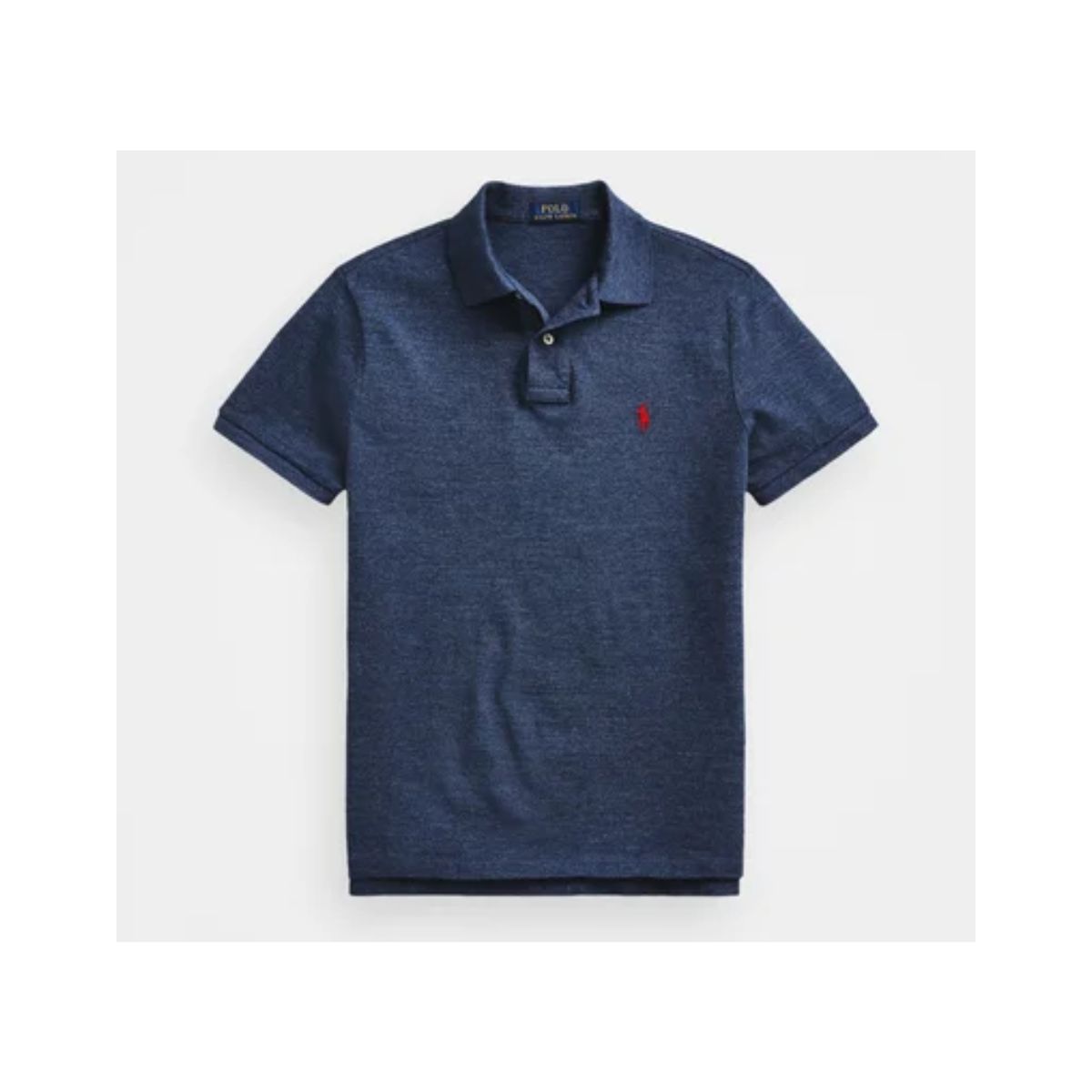 Polo Ralph Lauren Basic Polo Shirt - Tricou Polo Royal Classic Heather_1 Polo Ralph Lauren Basic Polo Shirt - Tricou Polo Royal Classic Heather - imagine 1