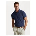 Polo Ralph Lauren Basic Polo Shirt - Tricou Polo Royal Classic Heather - imagine 2