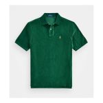 Polo Ralph Lauren Classic Fit Knit Corduroy Polo Shirt - Moss Agate pentru Bărbați