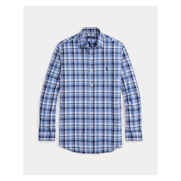 Polo Ralph Lauren Custom Fit Plaid Stretch Poplin Shirt – Eleganță și Confort pentru Fiecare Zi