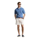 Polo Ralph Lauren FLAT - Pantaloni Scurți Albi - Croială Clasică cu Detalii Simple - imagine 2