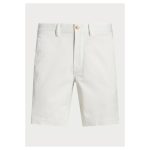 Polo Ralph Lauren FLAT - Pantaloni Scurți Albi - Croială Clasică cu Detalii Simple