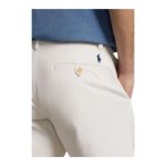 Polo Ralph Lauren FLAT - Pantaloni Scurți Albi - Croială Clasică cu Detalii Simple - imagine 5